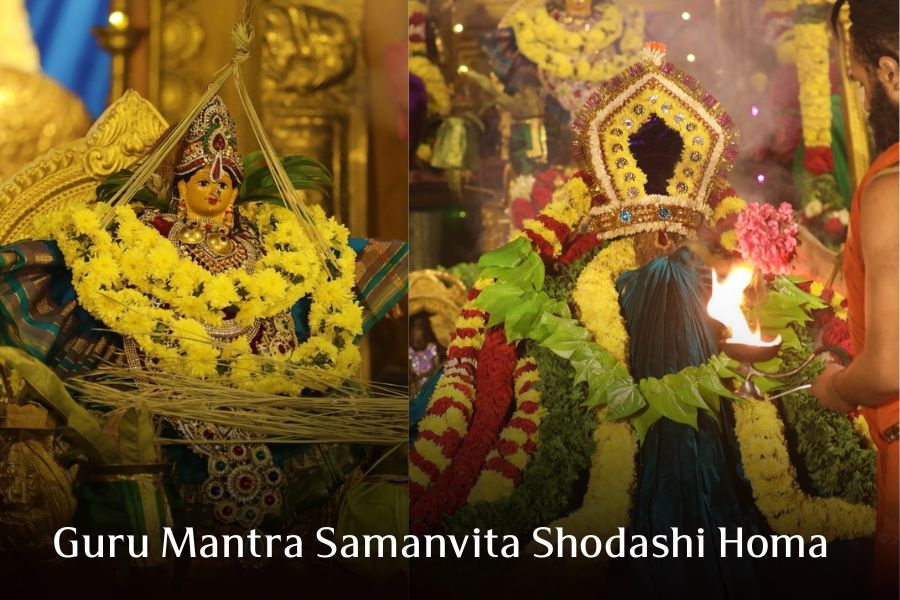 Guru Mantra Samanvita Shodashi & Navakshari Homa