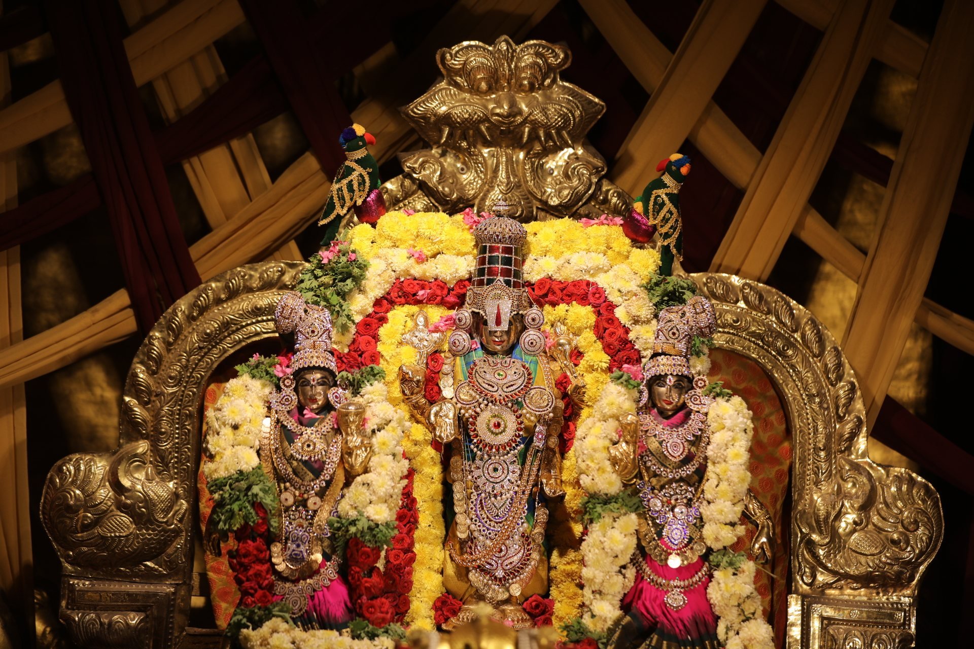 Daily Ananda Venkateshwara Alankara Seva & Deeparathana