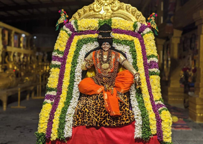 Arunagiri Yogishwara Alankara Seva — Arunachala (21 Jul)