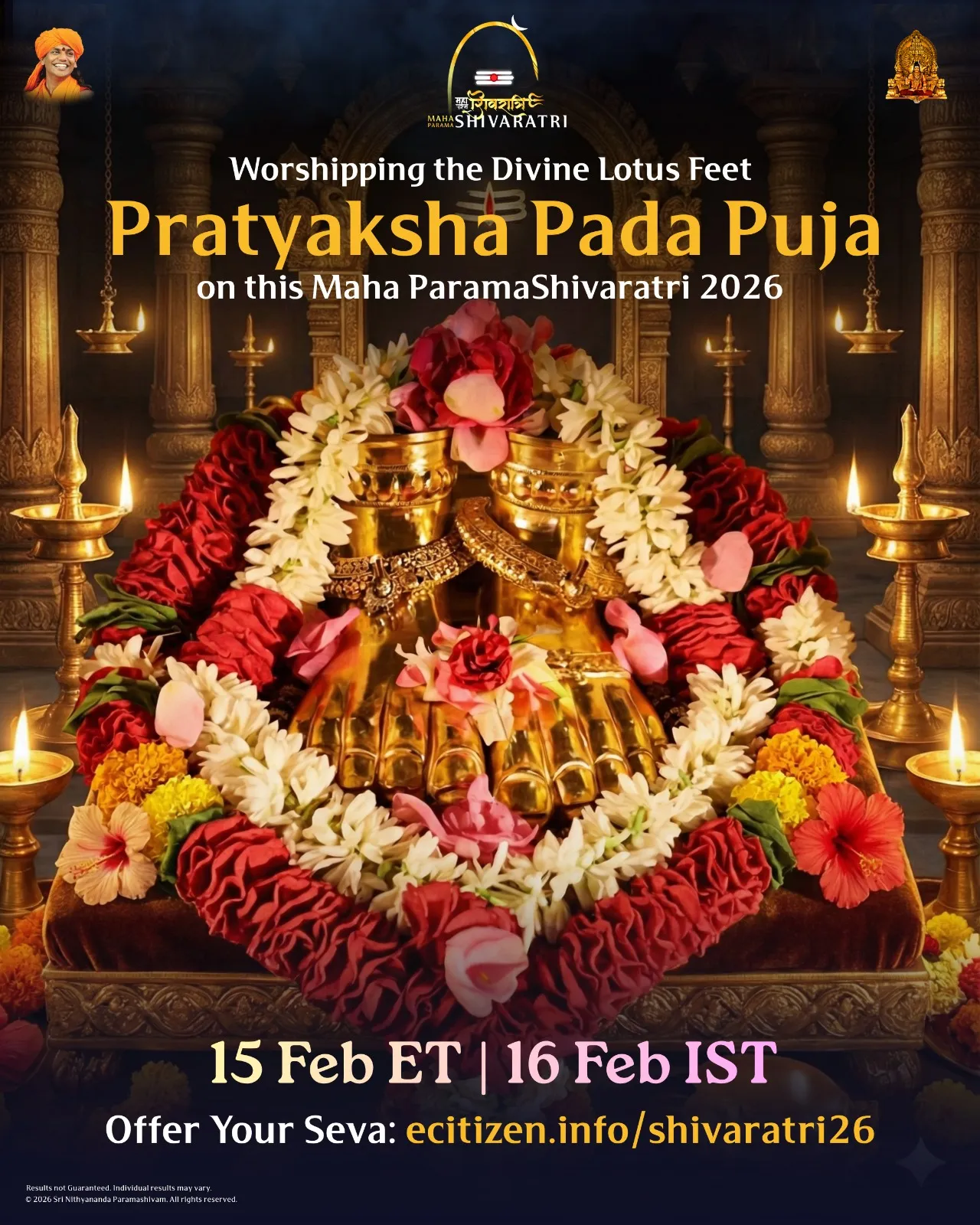 Pratyaksha Pāda Pūjā is the ultimate celebration