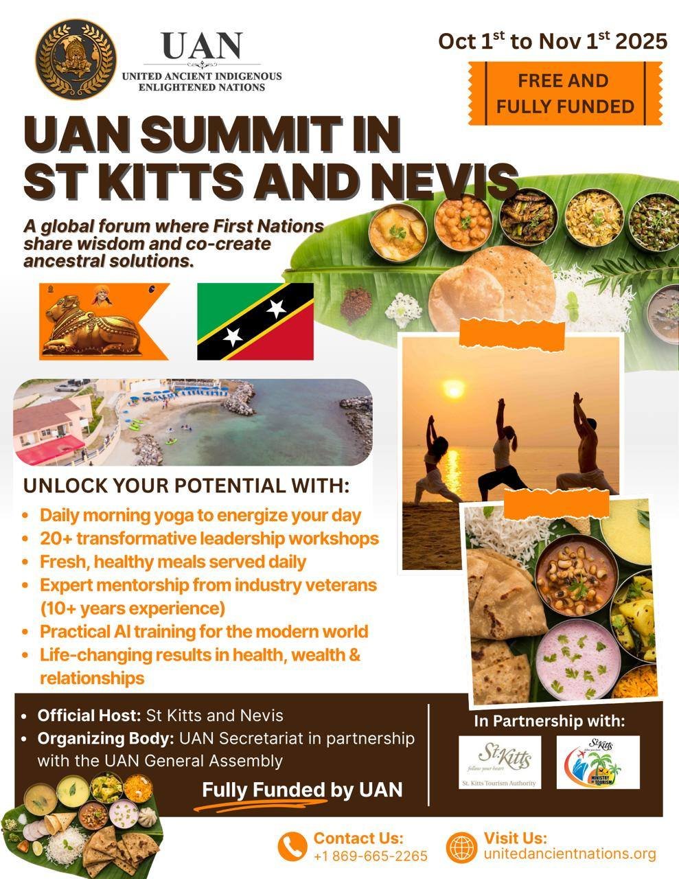 An incredible, life-changing opportunity awaits! Announcing the UAN Summit in St. Kitts & Nevis from October 1st to November 1st, 2025.