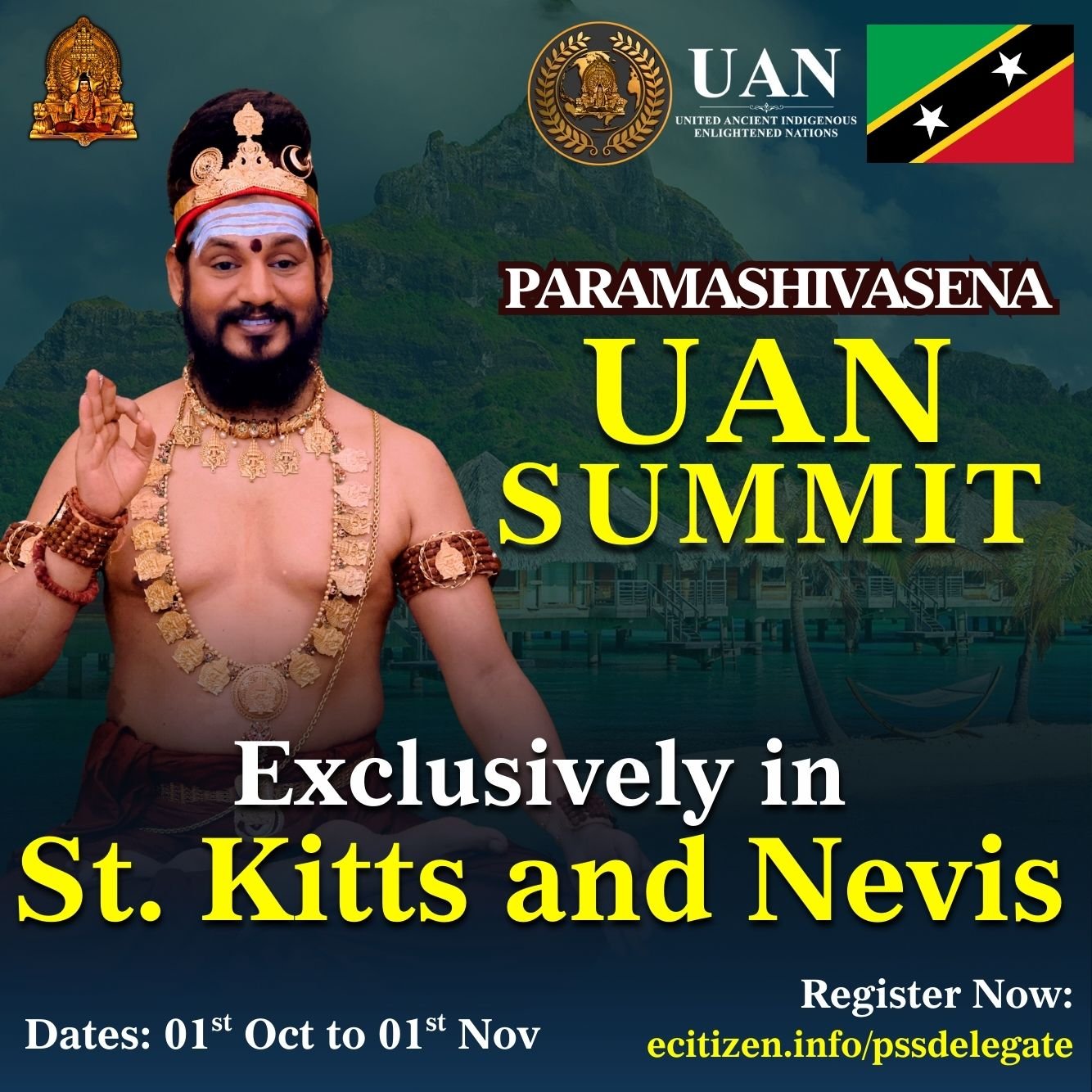 UAN Summit 2025 in St. Kitts & Nevis – Oct 1 to Nov 1