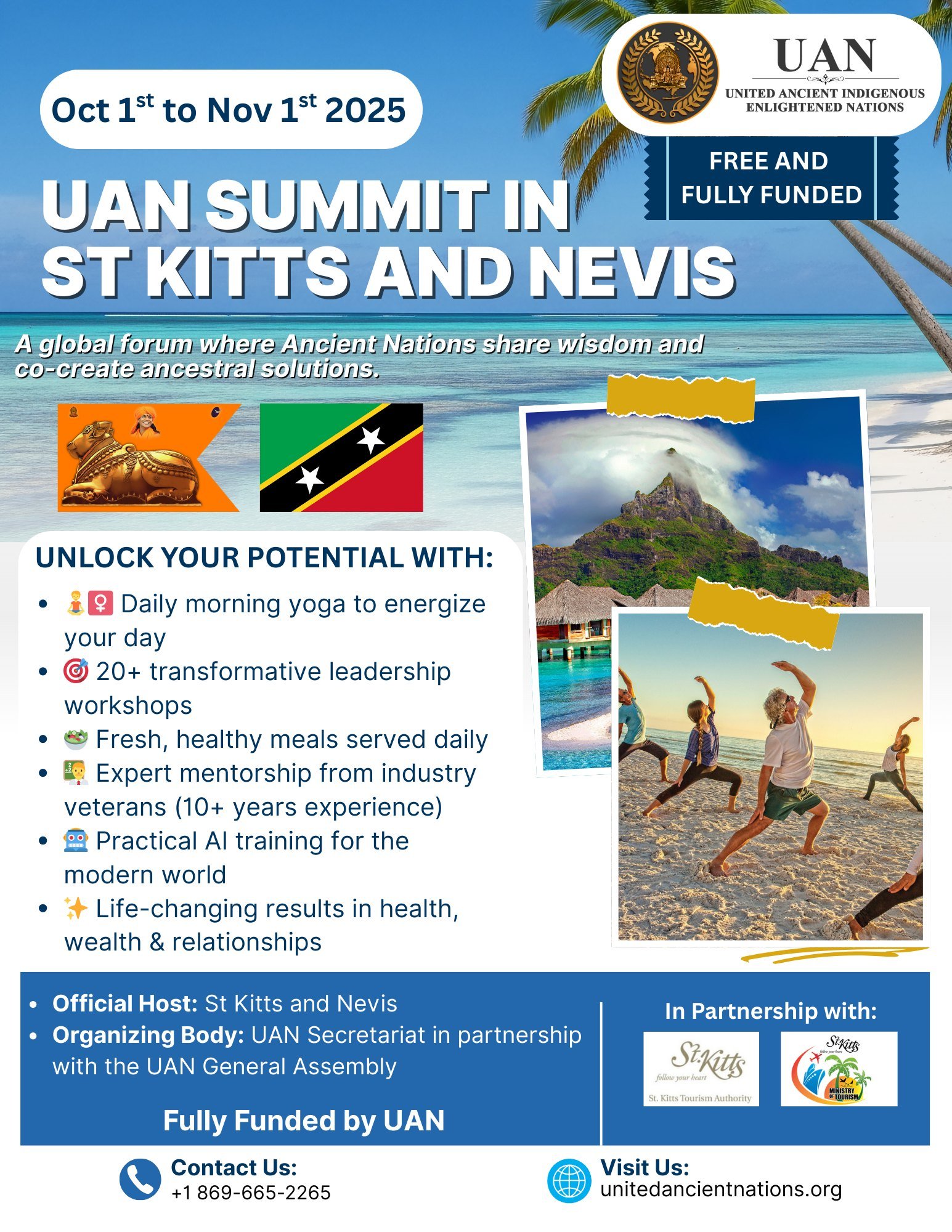 UAN Summit 2025 in St. Kitts & Nevis – Oct 1 to Nov 1