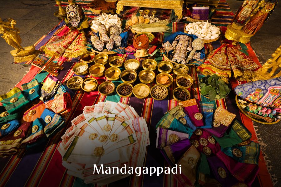 Mandagappadi for Navaratri & Srivari Brahmotsavam